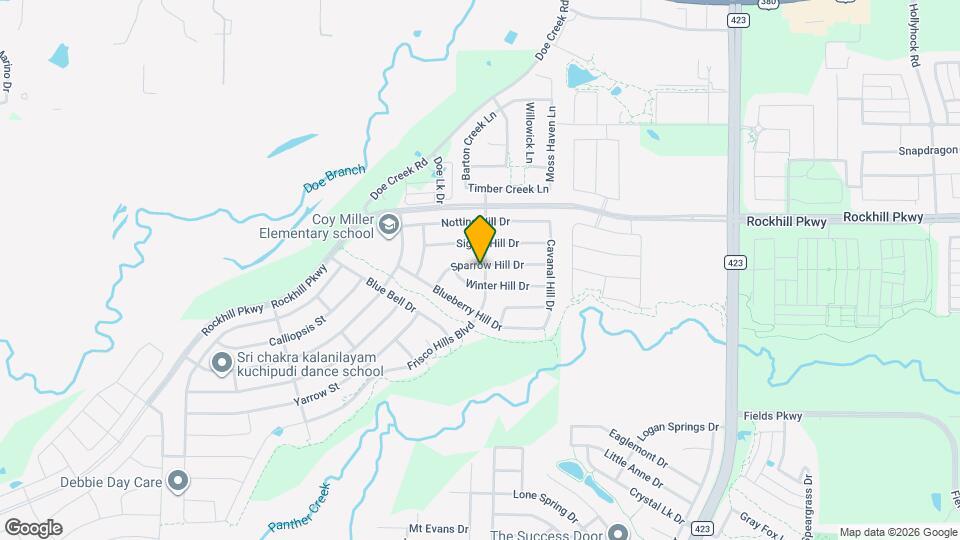 14020 Sparrow Hill Dr Map and Location Details