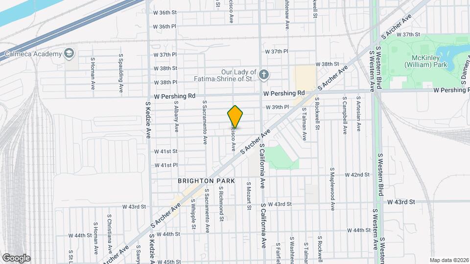 4023 S Francisco Ave, Unit 1 Mapa y Detalles de la Ubicación