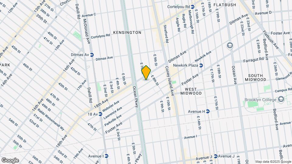287 Webster Ave Mapa y Detalles de la Ubicación