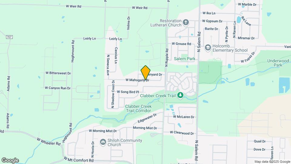 3897 W Mahogany Dr Map and Location Details