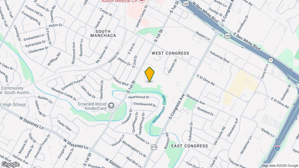 4611 Goliad Ln Map and Location Details