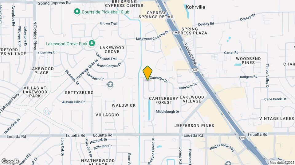 15711 Gilbertyn Dr Map and Location Details