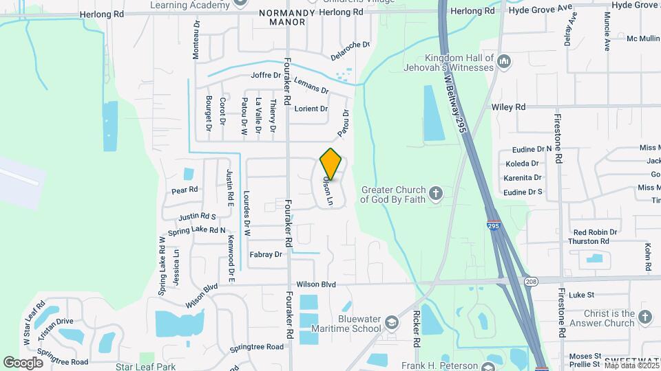 2421 Olson Ln Map and Location Details