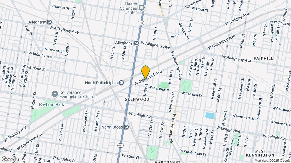 2922 N 13th St Map and Location Details