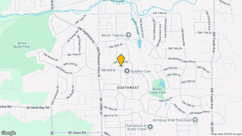 3121 SW 23rd St Map and Location Details