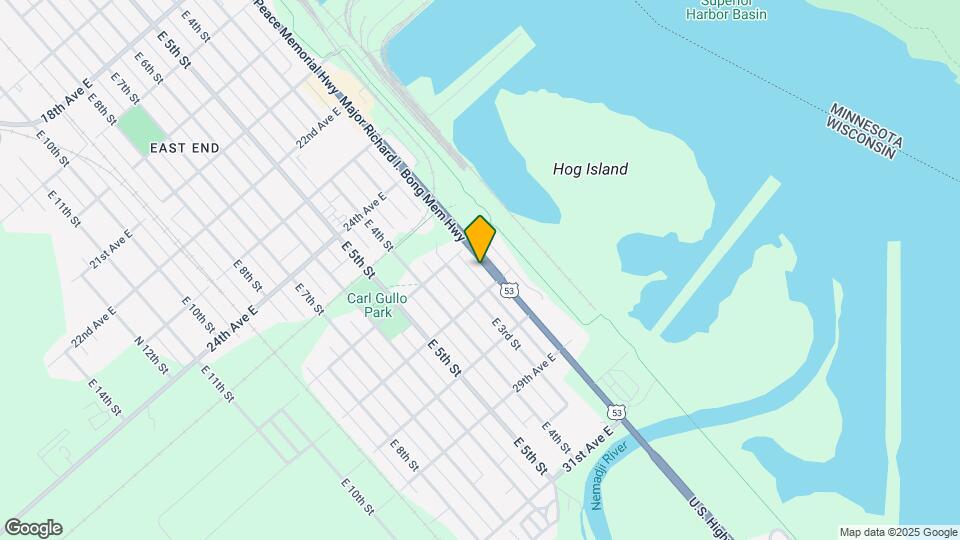 2622 E 2nd St Map and Location Details