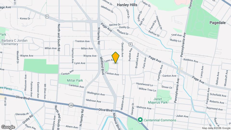 1535 N Jackson Ave Mapa y Detalles de la Ubicación