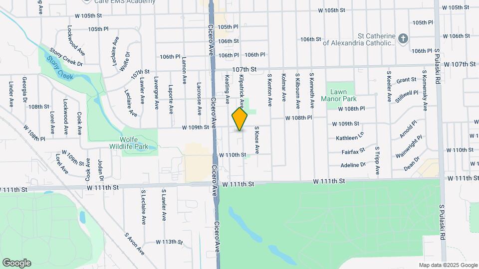 10910 Kilpatrick Ave Map and Location Details