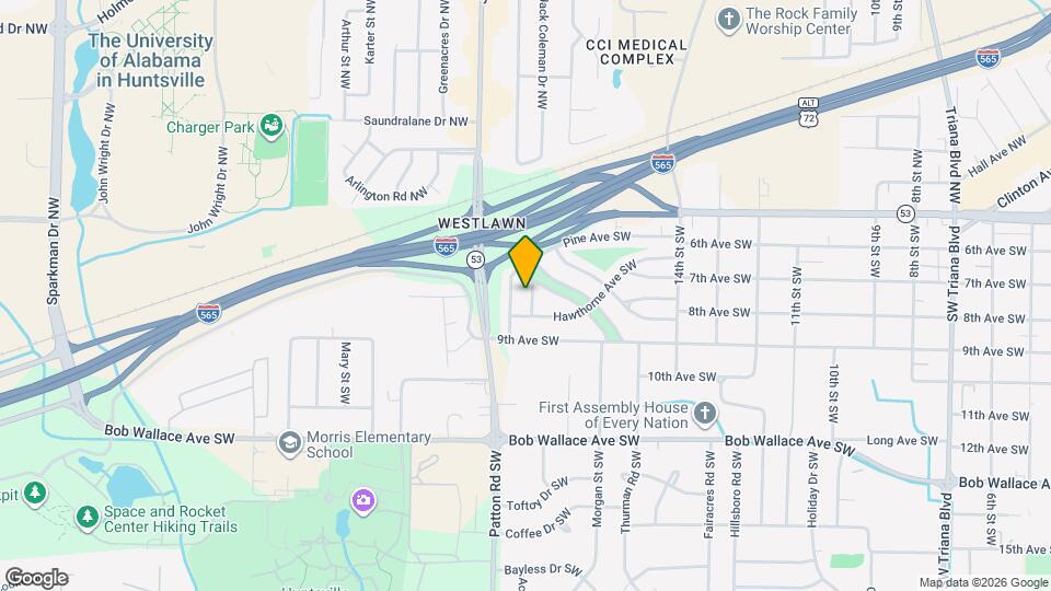 2206 Walnut  St SW Map and Location Details