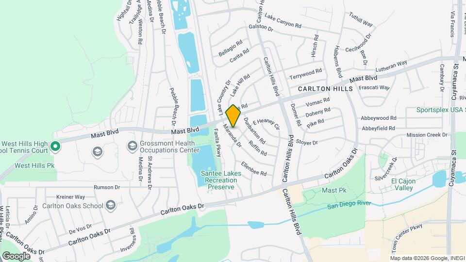 9124 Maranda Dr Map and Location Details