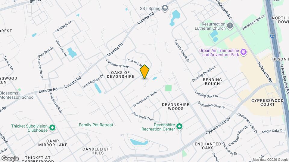 2603 Piemonte Ave Map and Location Details