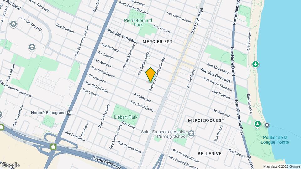 8465 Pierre-De Coubertin Av Map and Location Details