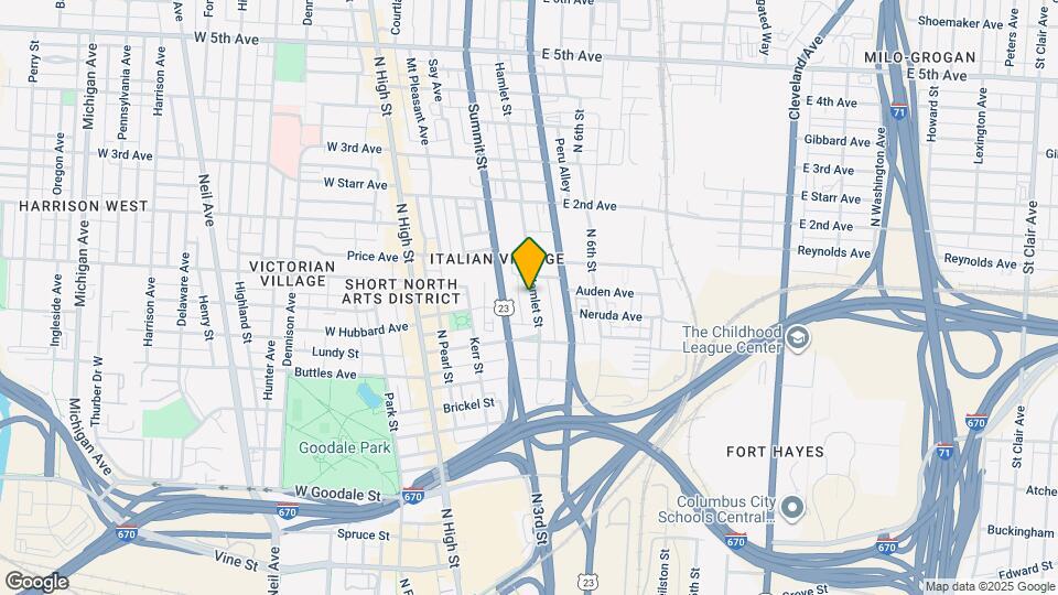 815 Hamlet St Mapa y Detalles de la Ubicación