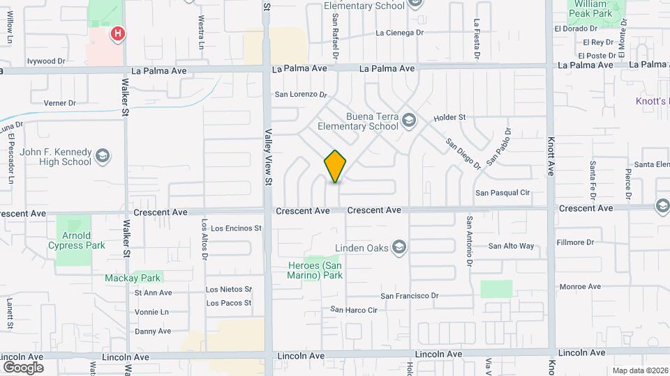 8441 San Marino Dr Map and Location Details