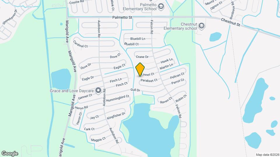 627 Parakeet Ct Mapa y Detalles de la Ubicación