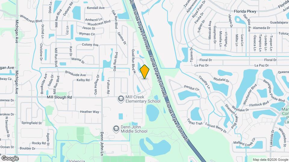 2466 Ixora Ct Mapa y Detalles de la Ubicación