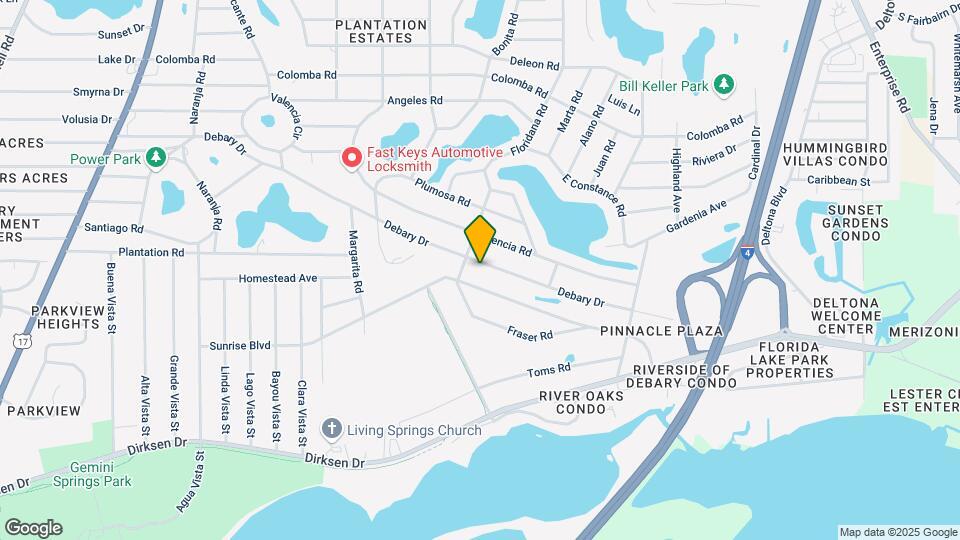 231 Debary Dr Map and Location Details