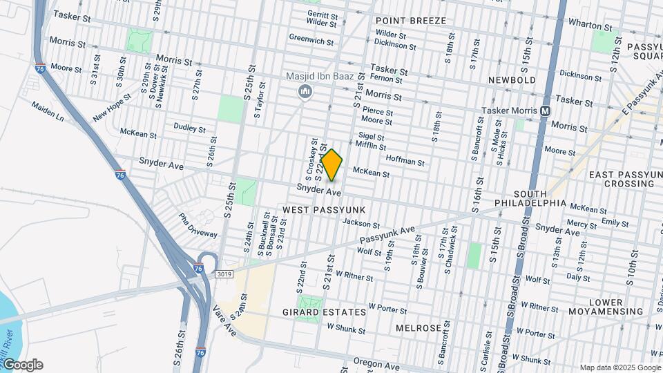 2044 S Norwood St Map and Location Details