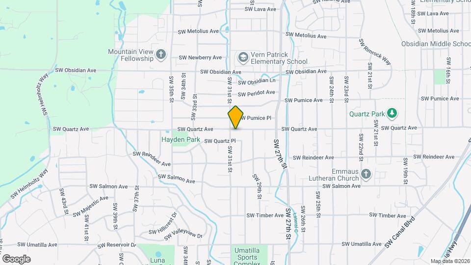 3042 SW Quartz Ave Map and Location Details