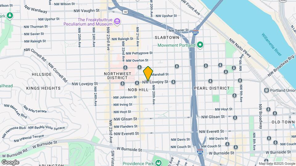 2030 NW Lovejoy St Map and Location Details