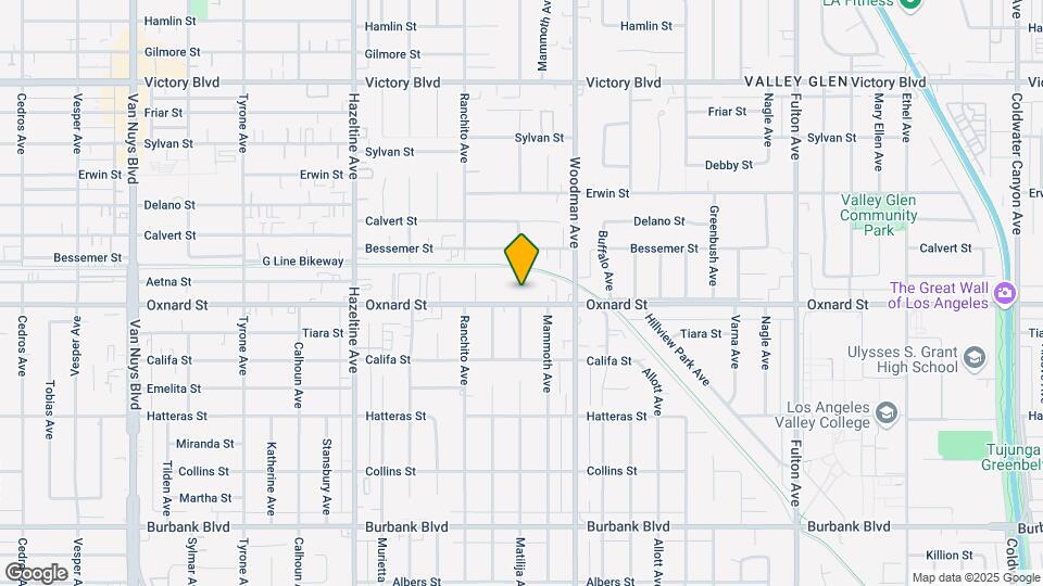 13759 Oxnard Street Apartments Mapa y Detalles de la Ubicación