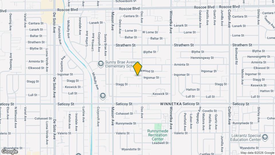 20319 Ingomar St Map and Location Details
