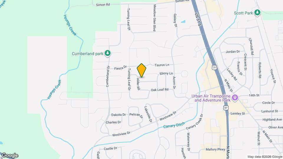 1164 Chestnut Ln Map and Location Details