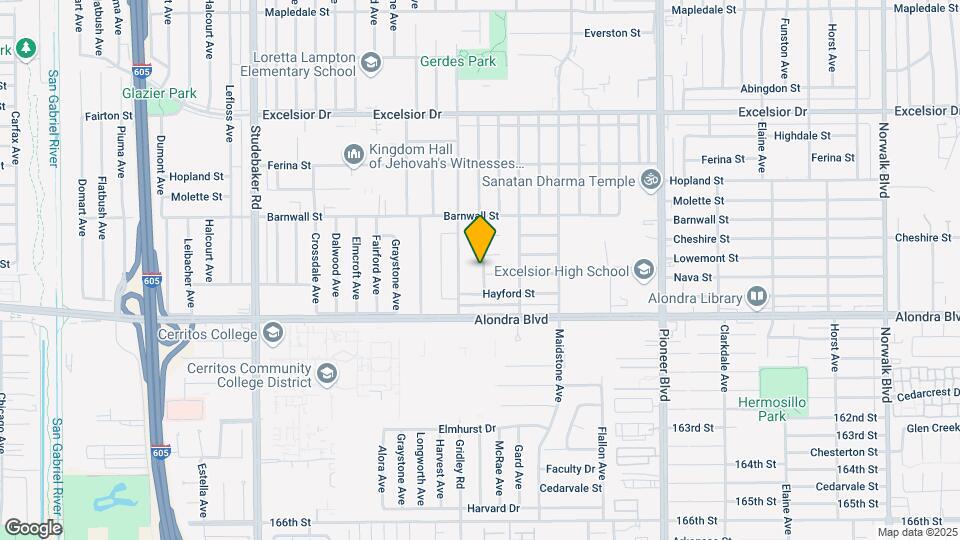 15603 Sylvanwood Ave Map and Location Details
