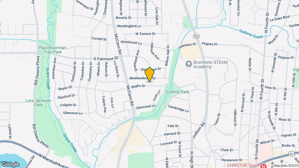 629 Baylor Dr Map and Location Details