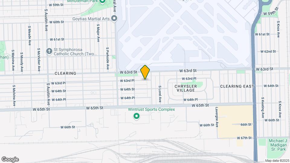 5423 W 63rd Pl Map and Location Details