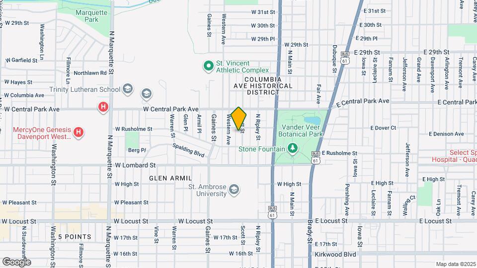 2326 Scott St Map and Location Details