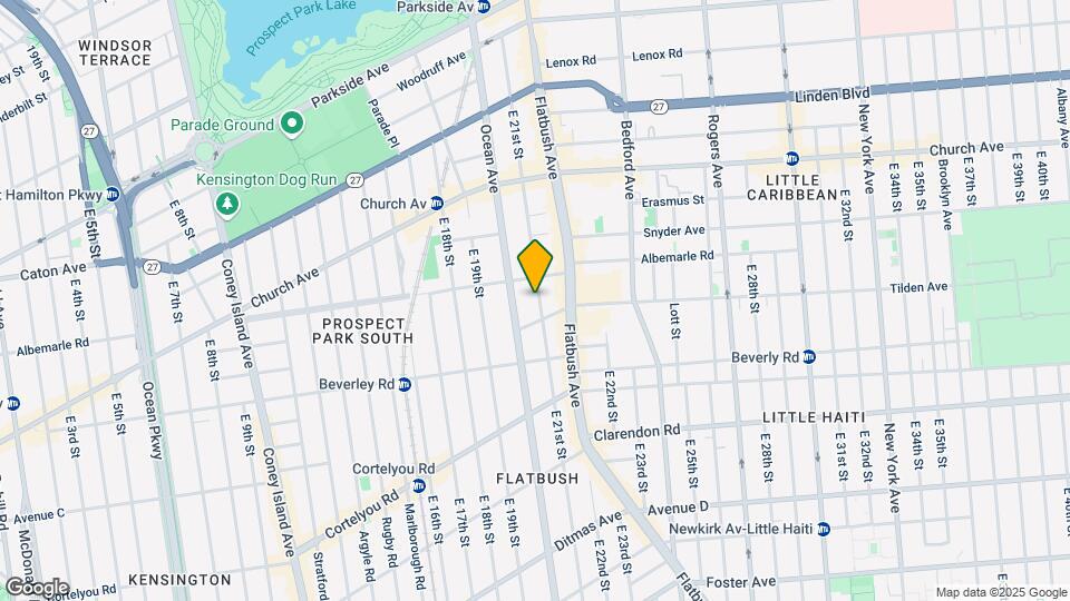 312 E 21st St Mapa y Detalles de la Ubicación