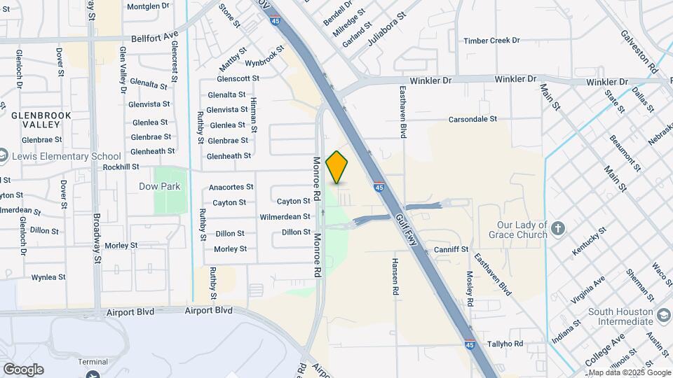 Hobby Airport Villas Map and Location Details