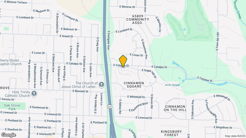 3460 E Catalpa St Map and Location Details