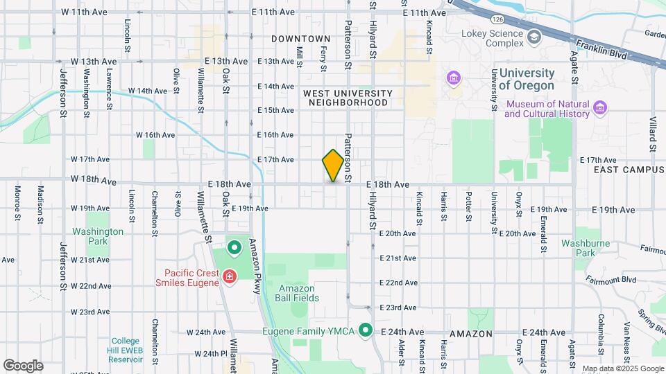 530 E 18th Ave Map and Location Details