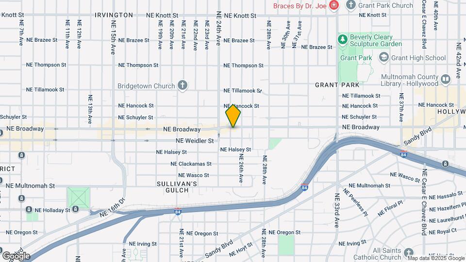 1622 NE 25th Ave Map and Location Details