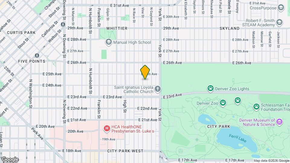 2414 Vine St Map and Location Details