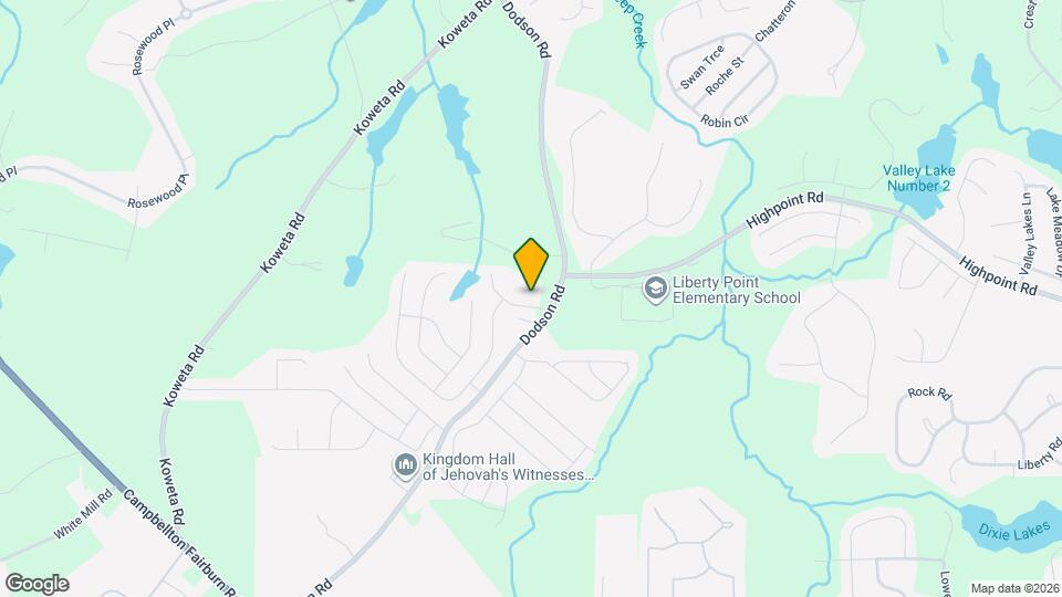 602 Dodson Lake Ct Map and Location Details