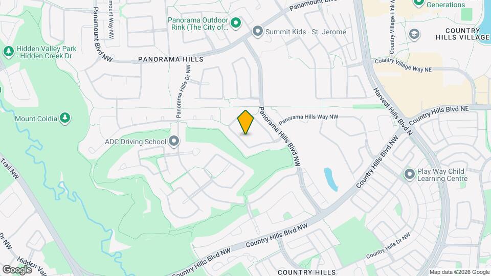 7 Panora Square NW Map and Location Details