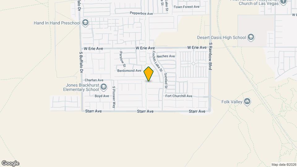 7333 Caballo Range Ave Map and Location Details