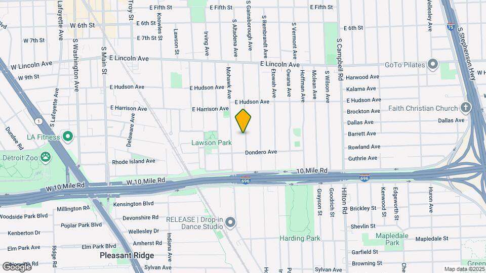 1312 Wyandotte Ave Map and Location Details