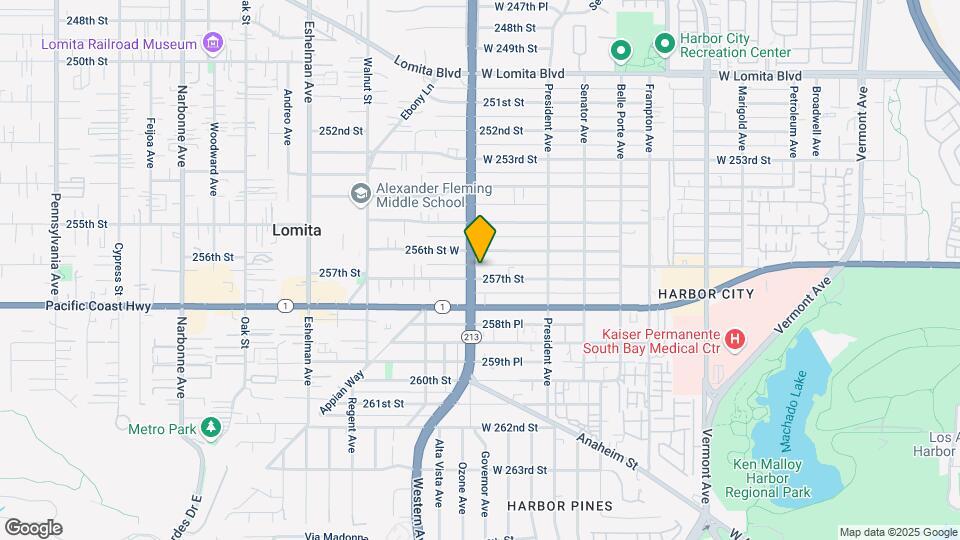25630 Western Ave Map and Location Details