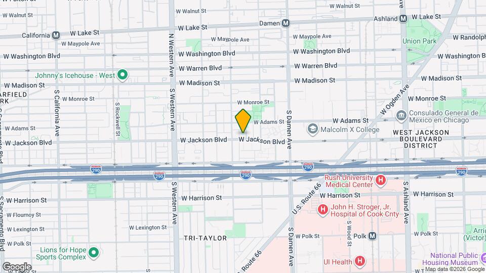 2136 West Jackson Boulevard, Unit #1 Map and Location Details