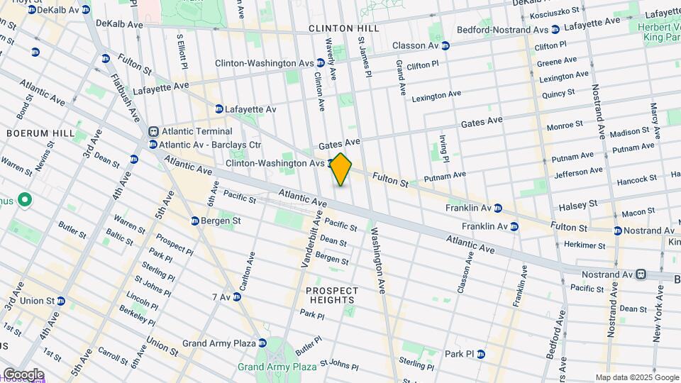 537 CLINTON AVE Mapa y Detalles de la Ubicación