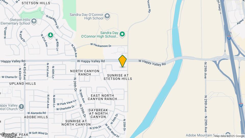 3518 W Fallen Leaf Ln Map and Location Details