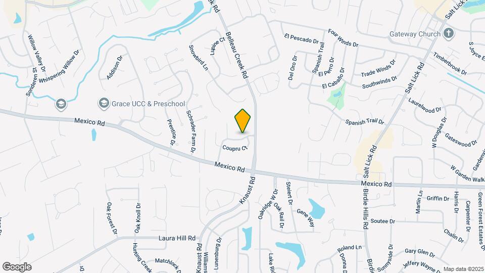1725 Belleau Wood Dr Map and Location Details