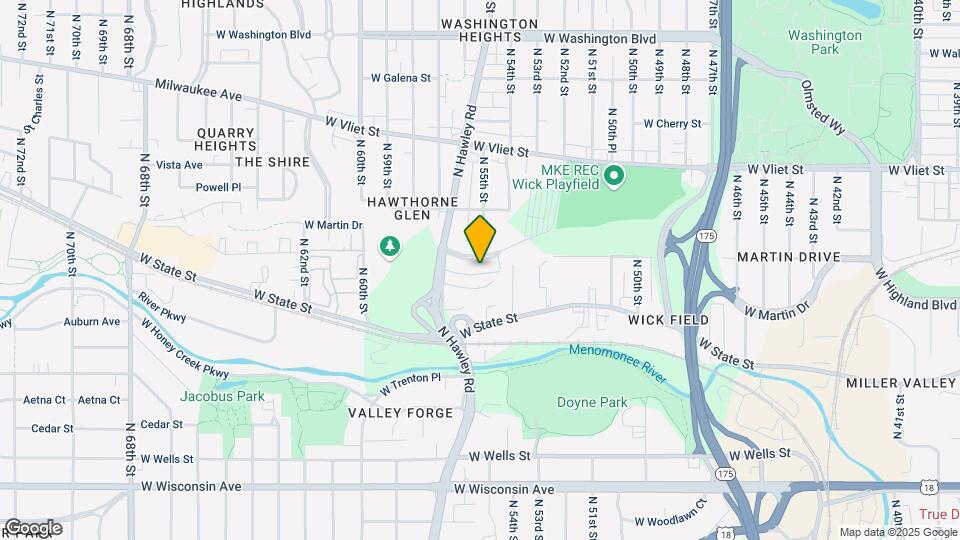 5503 W Martin Dr Map and Location Details