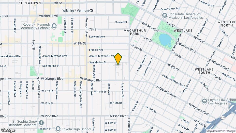 940 Magnolia Ave Map and Location Details