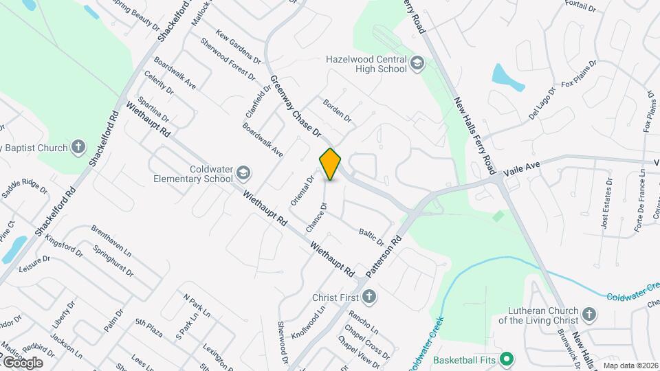 3024 Chance Dr Mapa y Detalles de la Ubicación