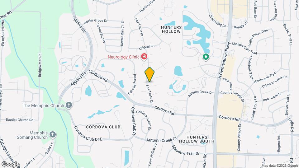 1320 Fox Trace Dr Map and Location Details